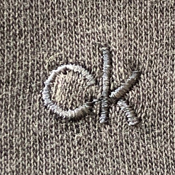 Calvin Klein Dark Navy Polo Size L - Picture 2 of 5